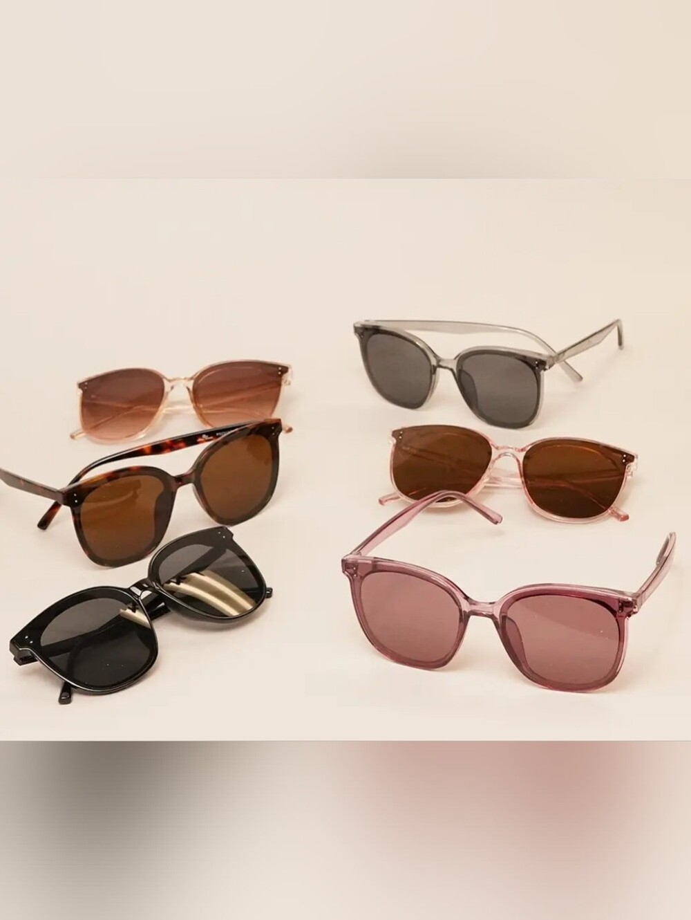 Classic Round Women's Sunglasses - Pink
